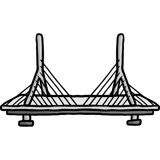 Zakim bridge architectonic monuments america icon