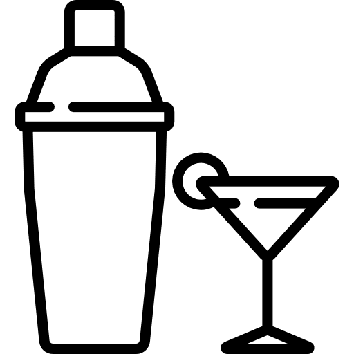 Cocktail drinks food and restaurant cocktail icon