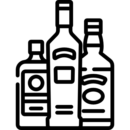 Liquor cocktail fire cocktail drinks icon