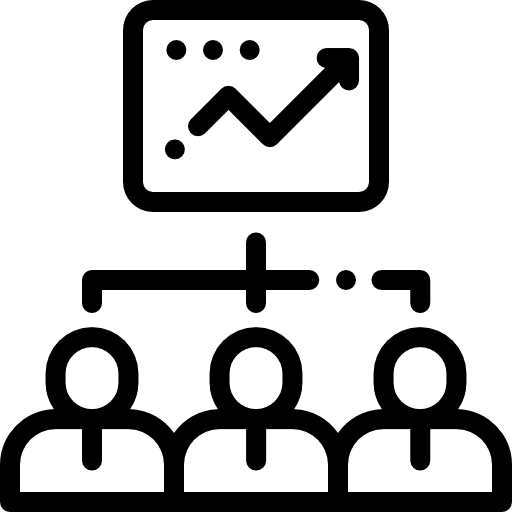 Strategy work people brainstorm icon Strategy work people brainstorm icon