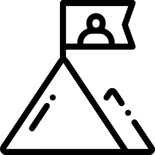 Achievement business people goal icon Achievement business people goal icon