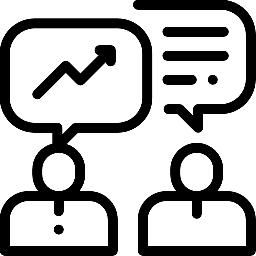 Communications speech bubble talk business icon Communications speech bubble talk business icon