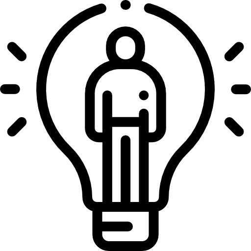 Idea creativity think business and finance icon Idea creativity think business and finance icon