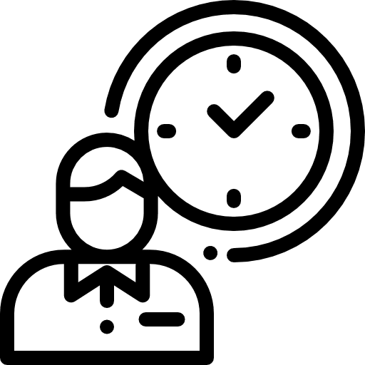 Timer user work time appointment icon Timer user work time appointment icon