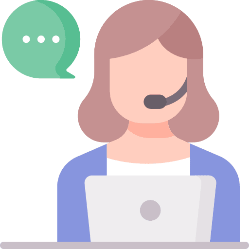 Customer service avatar technical support help desk icon