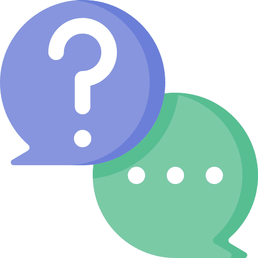 Question education answer signaling icon