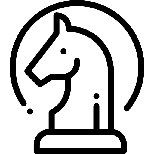 Strategy business and finance strategy knight icon Strategy business and finance strategy knight icon