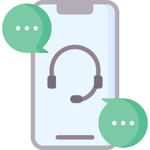 Smartphone commerce and shopping headset smartphone icon Smartphone commerce and shopping headset smartphone icon