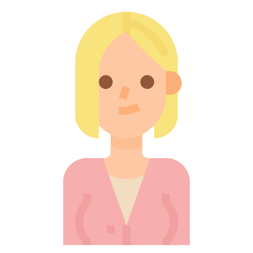 Avatar cute people girl icon