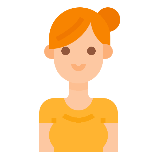 Avatar profile girl people icon Avatar profile girl people icon