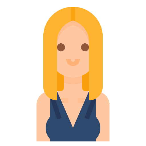 Avatar account women girl icon Avatar account women girl icon