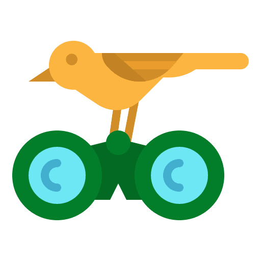 Binocular bird bird watching activity icon Binocular bird bird watching activity icon