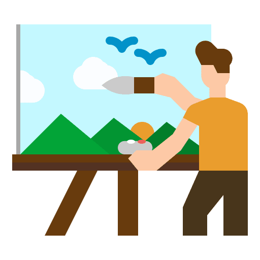 Painting art and design paint painting icon Painting art and design paint painting icon