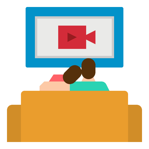 Tv watching people tv watching television icon Tv watching people tv watching television icon