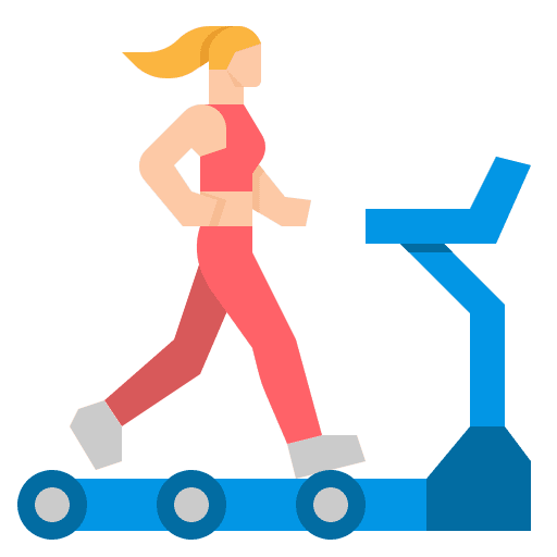 Workout fitness workout machine woman icon Workout fitness workout machine woman icon