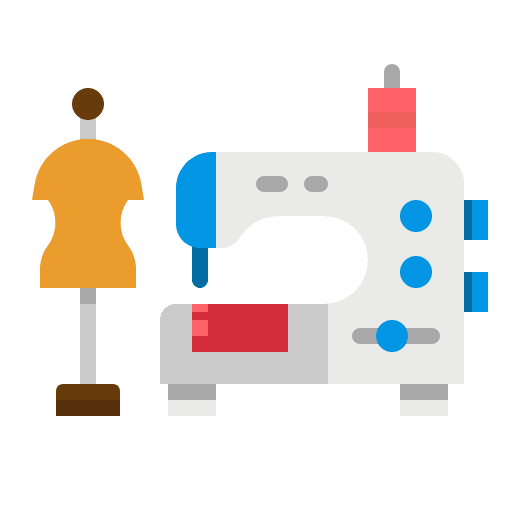 Sewing machine sew art and design fashion icon Sewing machine sew art and design fashion icon