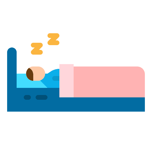 Sleep bed wellness slumber icon Sleep bed wellness slumber icon