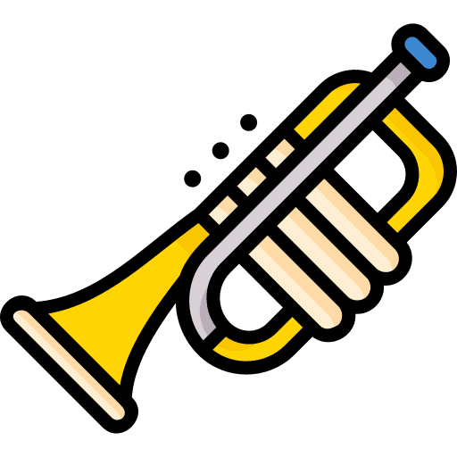 Trumpet music trumpet musical instrument icon