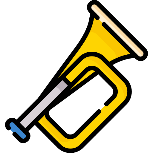 Bugles horns bugles music and multimedia icon