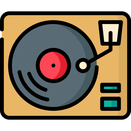 Gramophone music and multimedia audio phonograph icon Gramophone music and multimedia audio phonograph icon