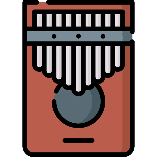 Kalimba wind instrument musical kalimba icon Kalimba wind instrument musical kalimba icon