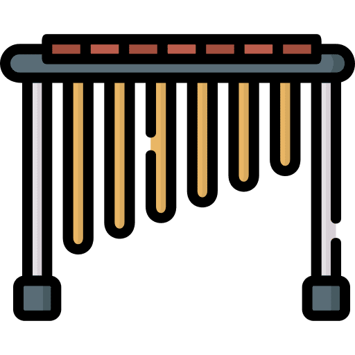 Marimba instrument orchestra musical instrument icon