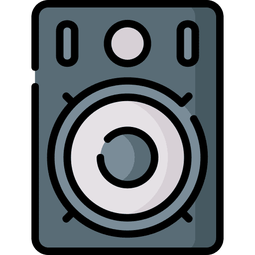 Speaker subwoofer sound woofer icon