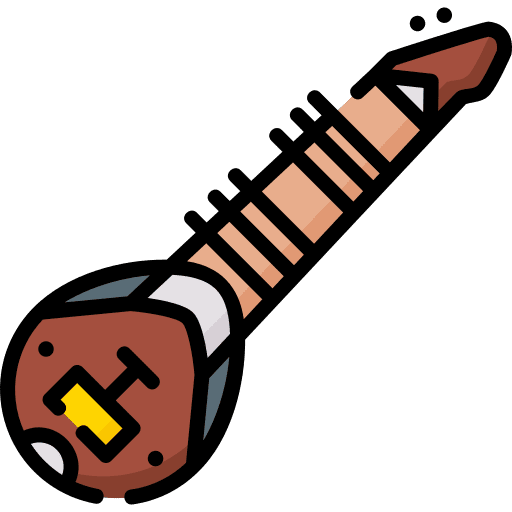 Sitar india sitar music icon Sitar india sitar music icon