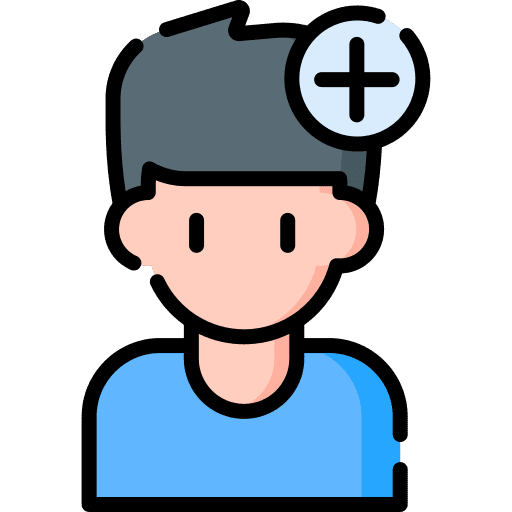 Add user friends subscriber ui icon