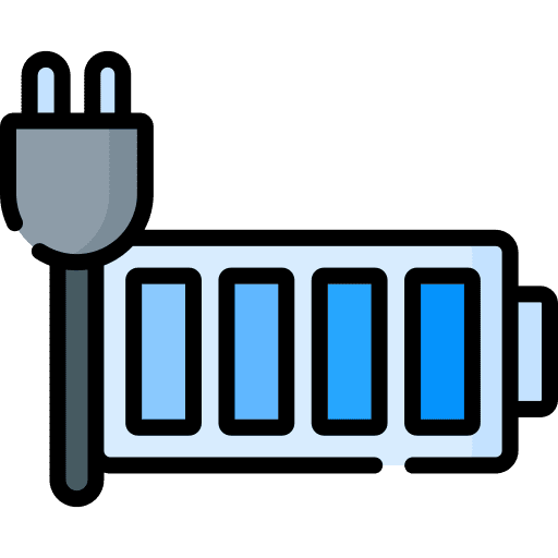 Battery communications vintage full battery icon