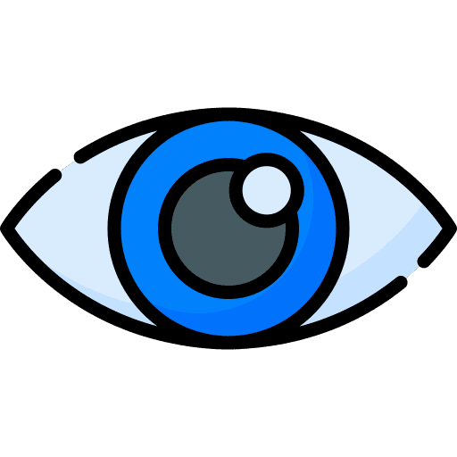 Eye evidence visualization outlook icon