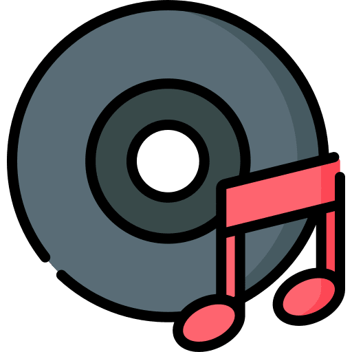 Music music and multimedia birthday and party music icon