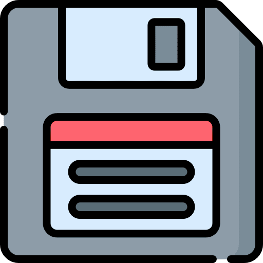Save computer save storage icon