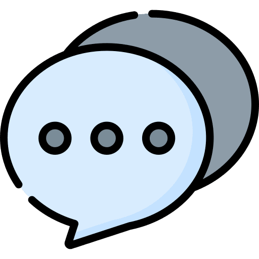 Speech bubble comments communications speech bubble icon