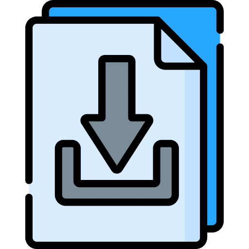 Down arrow down arrow orientation multimedia option icon