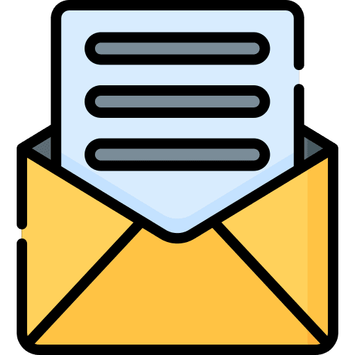 Email postcard social mail icon