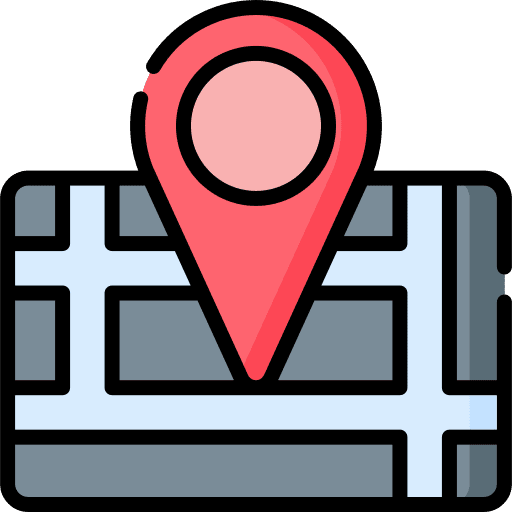 Location pin maps and location placeholder icon