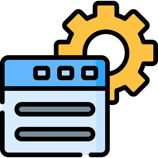 Settings internet browser web icon