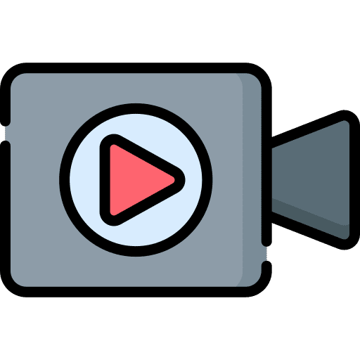 Video camera electronics technology entertainment icon