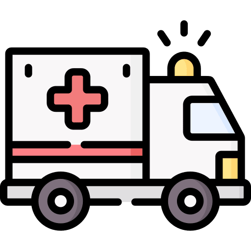 Ambulance medical transportation ambulance icon