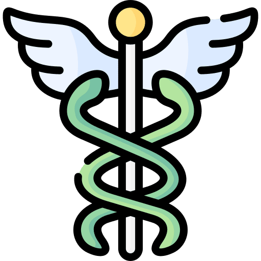 Caduceus symbol medical medicine symbol icon