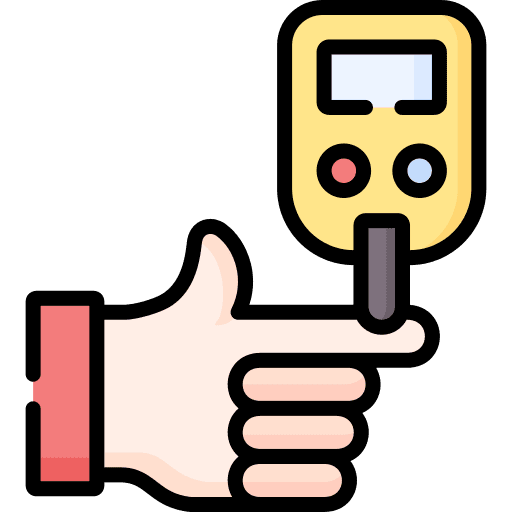 Sugar blood level healthcare and medical sugar blood level blood test icon