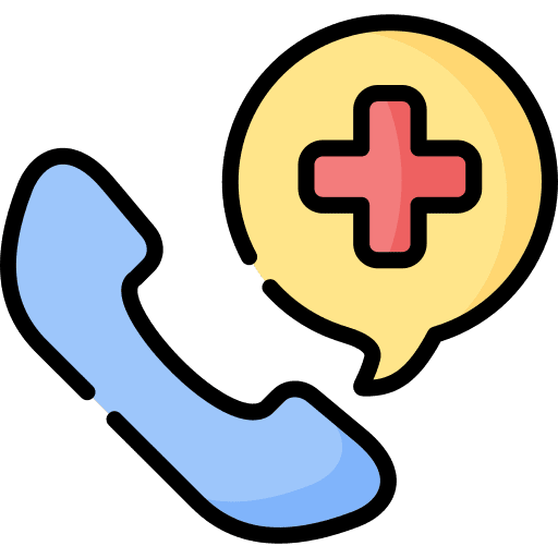 Emergency call phone call telephone communications icon Emergency call phone call telephone communications icon