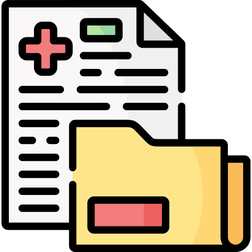 File folder record file icon File folder record file icon