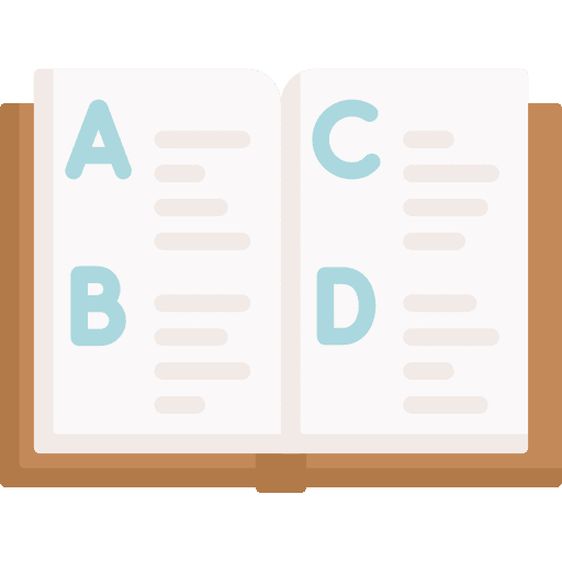 Dictionary education dictionary english icon