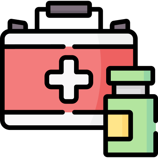 First aid kit hospital healthcare and medical first aid kit icon First aid kit hospital healthcare and medical first aid kit icon