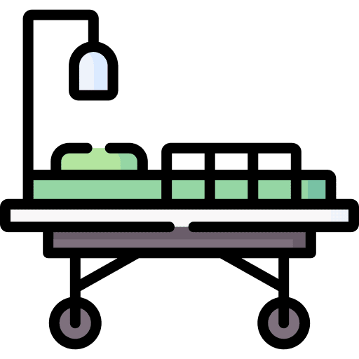 Medical stretcher healthcare and medical medical stretcher medical assistance icon Medical stretcher healthcare and medical medical stretcher medical assistance icon
