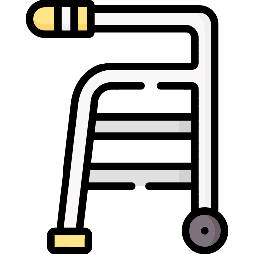 Walker disability accessibility healthcare and medical icon Walker disability accessibility healthcare and medical icon