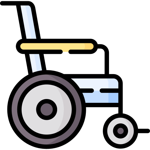 Wheelchair healthcare and medical transportation transport icon Wheelchair healthcare and medical transportation transport icon