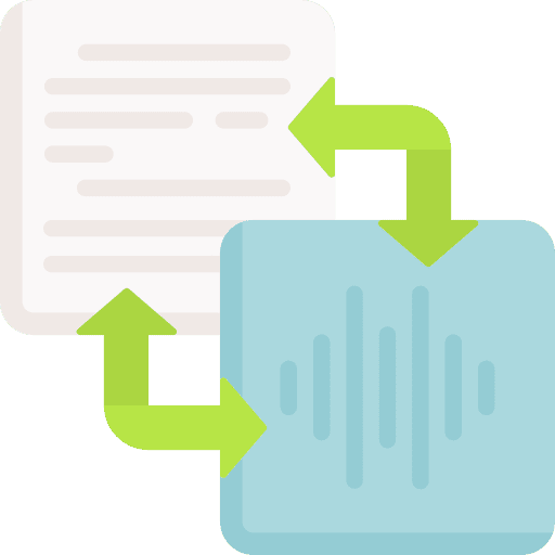 Transcript multimedia computer communications icon